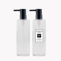 16 oz Refillable PET Plastic for Clear Empty Bottles Square Cosmetic 500ml Pump Sprayer Sealing for Shampoo