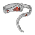Fine Zircon Claw Rings for Women 925 Sterling Silver Fashion Girl Adjustable Gemstone Ring Designer Custom Jewelry Wholesale Lot