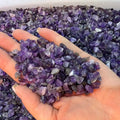 Wholesale Reiki Raw Gravel Gemstone Amethyst Quartz Tumbled Bulk Healing Crystal Chips Crystal Gravel Natural Stone Crafts