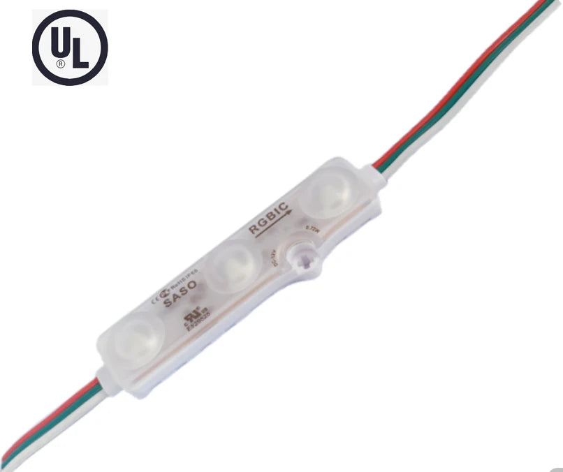 DC12v  IP68 Waterproof  Full Color LED Module SMD5050 WS2811 RGBW  LED Pixel  Addressable Module Light