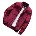 Mens Fashion Thin Outwear Casual With Zippers Coats Long Sleeve Spring Men's Jacket