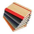 Eco-friendly Customizable High Quality A5 PU Notebook with Bamboo Cover and Pen Gift Box Set