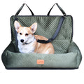 Custom Modern Design Comfortable Pet Car Booster Seat Waterproof Travel Safety Leash Dog Car Booster Seat Dog Cat Pet Bed Grid