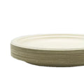 Eco-Friendly Disposable 10 Inch Bagasse Plates Heavy Duty Biodegradable Microwave Safe Compostable Camping Wedding Parties Bulk