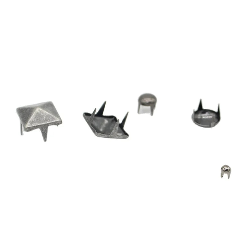 Manufacturer Metal Square Claw Stud Rviet Spikes Spots Claw Nail Head for Leather Bag or Belt