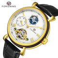 Forsining Brand Montre Pour Homme Watches Moon Phase Flying Tourbillon Automatic Mechanical Watch for Man Watches