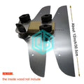 OEM DIY Construction Wood Clamp Plates Replacement Steps Steel Stair Tread Template Layout Measuring Tool Alloy Hand Tool MegaBDM