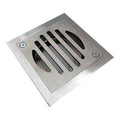 304 Stainless Steel Square Center Screw Floor Drain: Antiodor Trap Cover for Indoor & Outdoor Use