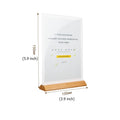 Display Stands Business Photo Display Stand Double-sided Adhesive for Wedding Acrylic Sign Holders Numbers Display Stands