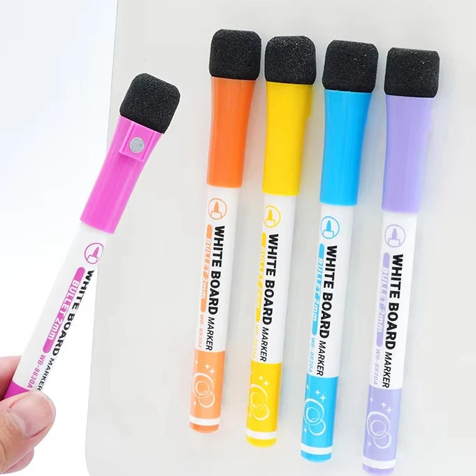 Hot-Selling 24Color Dry Erase Markers Premium Magnetic Whiteboard Marker Pens with Smooth Writing Easy Erasing Long-Lasting Ink
