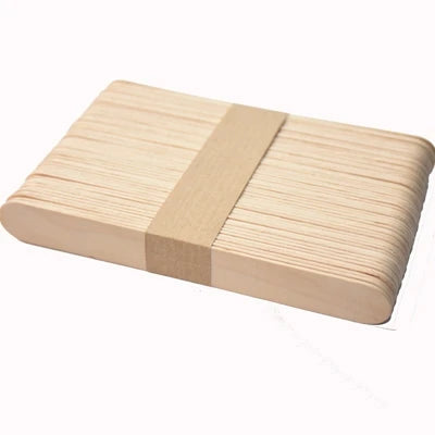 Biodegradable Popsicle Birch Wooden  Large Ice Cream Sticks