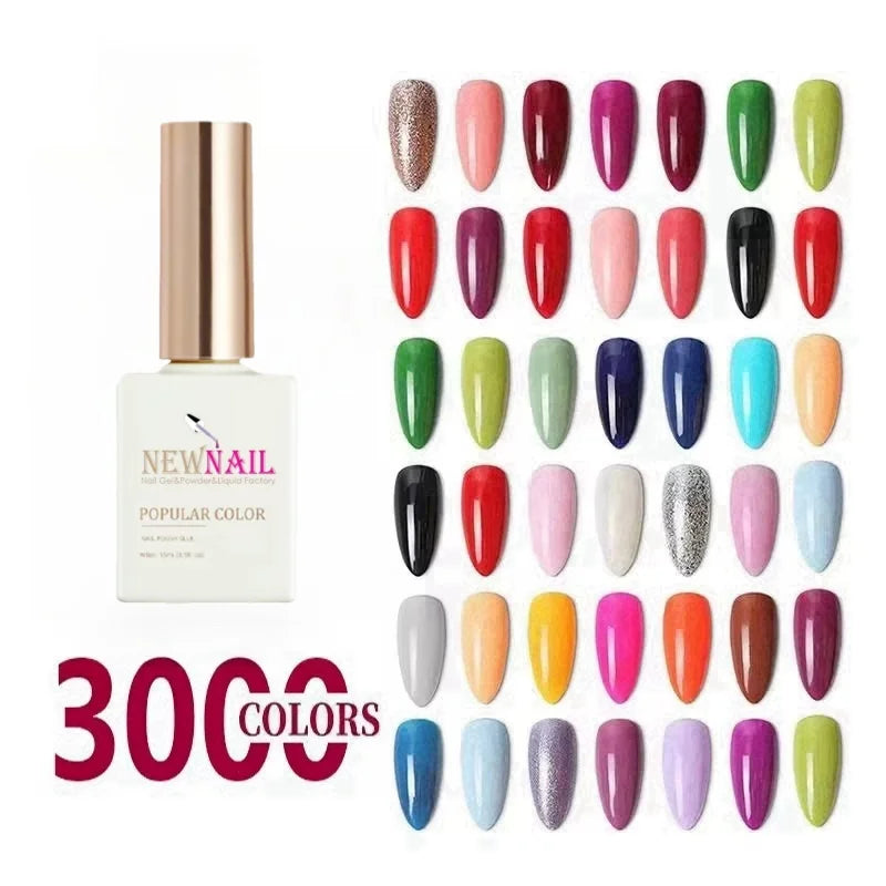 Nail Art Wholesale Manufacturer Create Your Own Brand UV LED High Pigment Concentrate Chip Resistant Soak Off 15ml UV Gel Polish