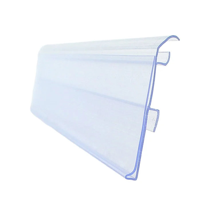 Transparent Plastic Strip Supermarket Shelf Edge Label Strip Price Display Label Holder for Supermarket