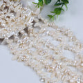 7-10mm Freshwater Irregular Shape Baroque Pearls Beads Strand Diy Jewelry Making for Women