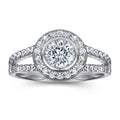 OAHLAN 0.6ct 925 Sterling Silver Round Cubic Zircon Women Engagement Ring Jewelry Wholesale