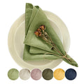 Modern 16*16 Inch Square Cloth Napkins Breathable Reusable for Weddings Parties Restaurants Food Decoration Solid Color Simple