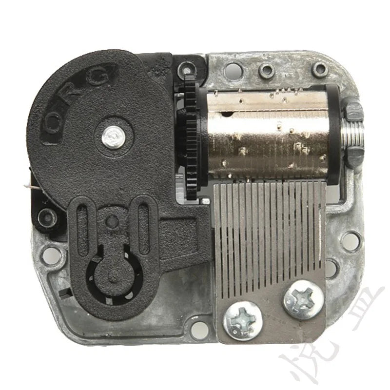 JoyceGain J2SX15C 18-Note Standard Musical Movement Clockwork for Music Boxes Rectangle Shape Plastic & Zinc-Alloy Construction