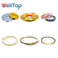 WELLTOP Golden PVC Waterproof Soft 50mm Sofa Edge Banding Edging Strip Trim Tape