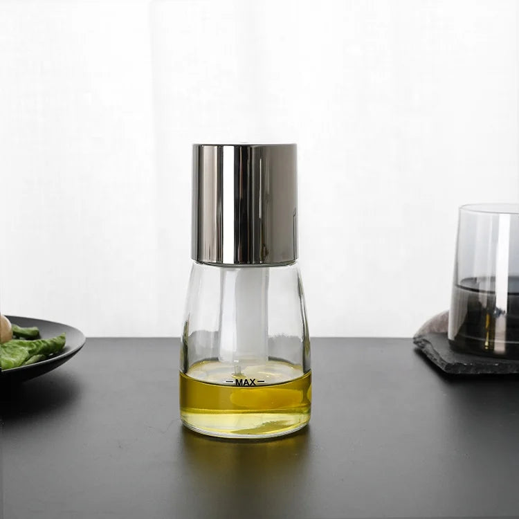 Top Seller 2025 New Arrivals Chefshere Custom Cooking Olive Oil Glass Spray Dispenser Bottle with Pump 70ml Eco-Friendly