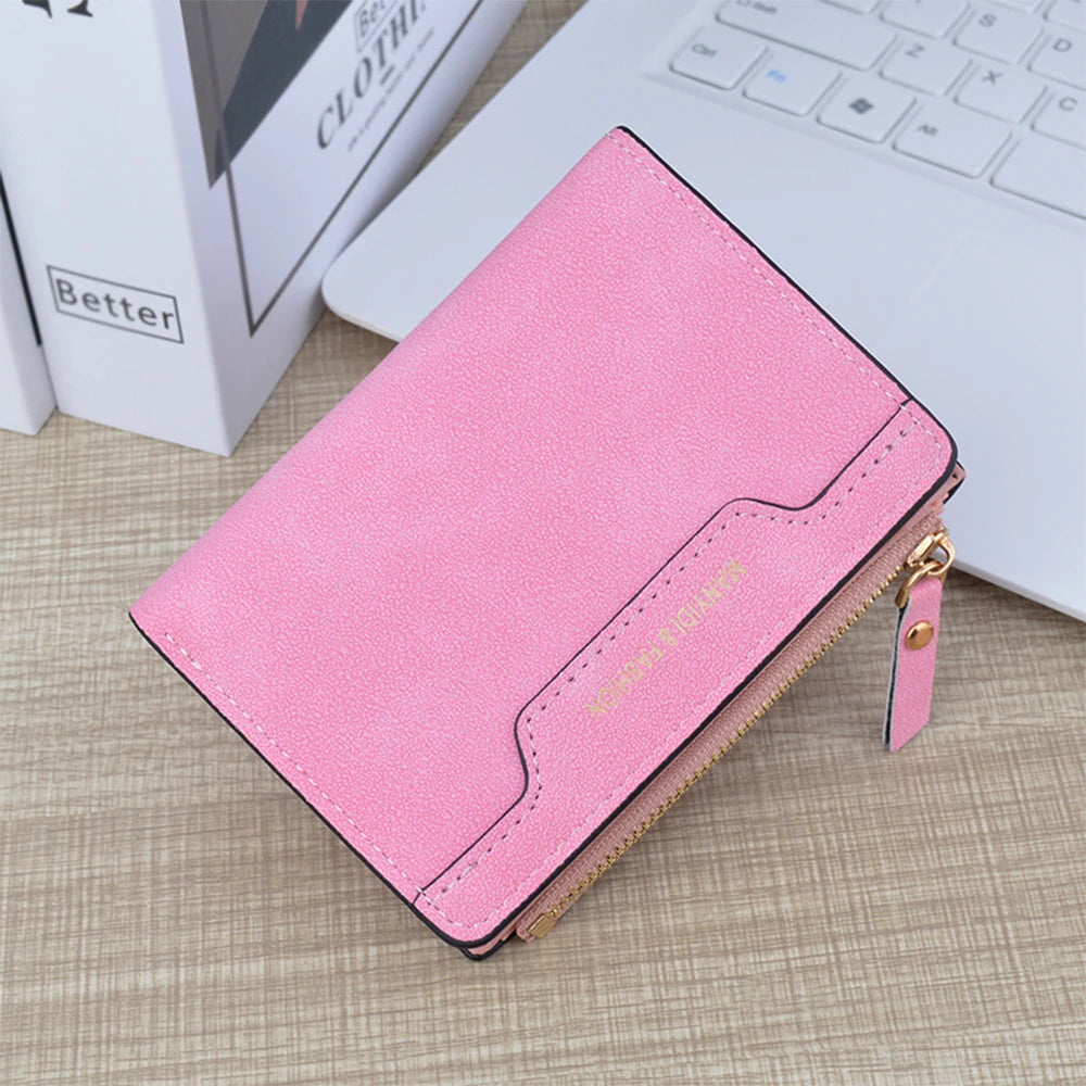 2023 New PU Leather Small Coin Money Purse Ladies Leather Wallet for Women
