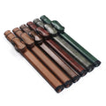Economic 1/2-pc 1B1S 2 Holes Leather Billiard Cue Case Carrying Cue Sticks for Sale