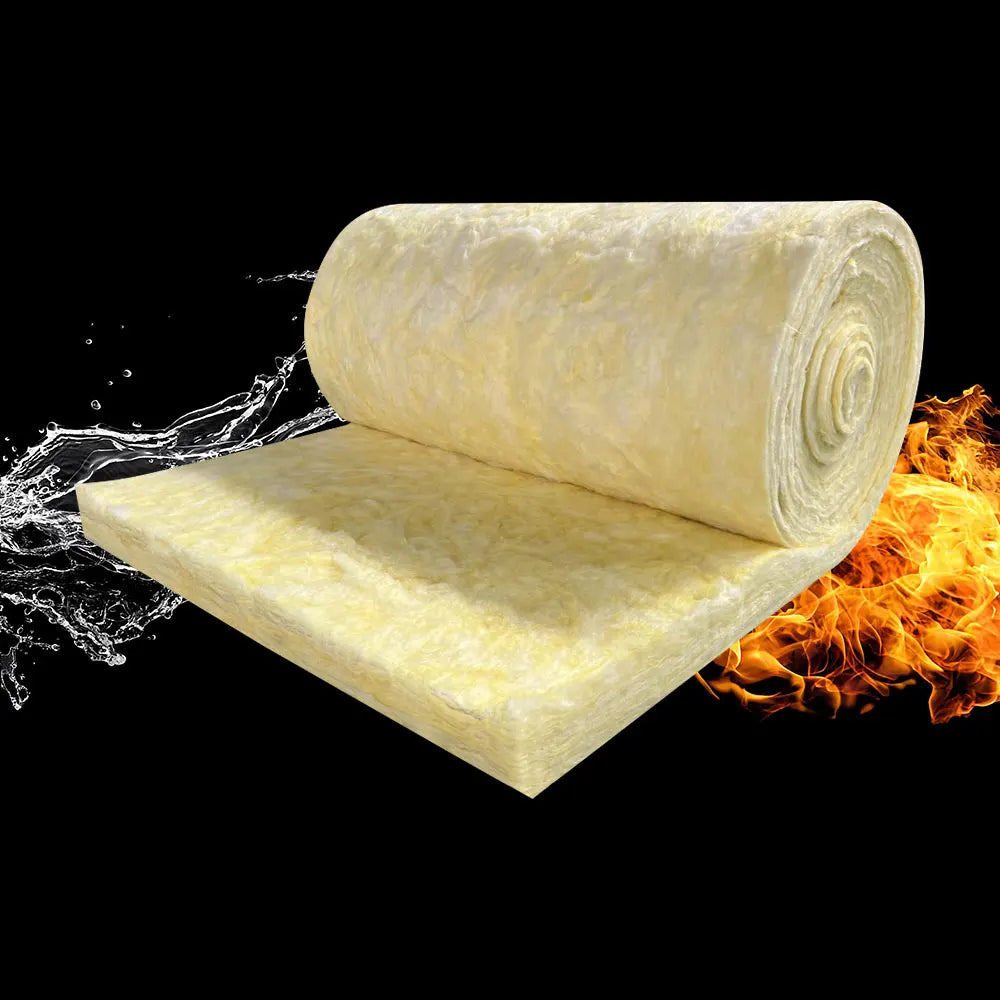 Low Price Australia Standard As/nzs 4859 Roofing or Wall Fiber Glass Rolls Heat Insulation Material 55mm Glass Wool Roll