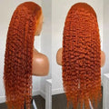 Wholesale 13*4 Lace Frontal Wigs Straight Water Wave Transparent Lace Frontal Human Hair 350 Color Wigs for Black Women
