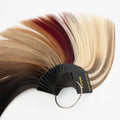New Tread Ready to Ship Color Ring for Salon Professional Swatches Colorful  Remy Colour Chart Hair Extension Color Ring