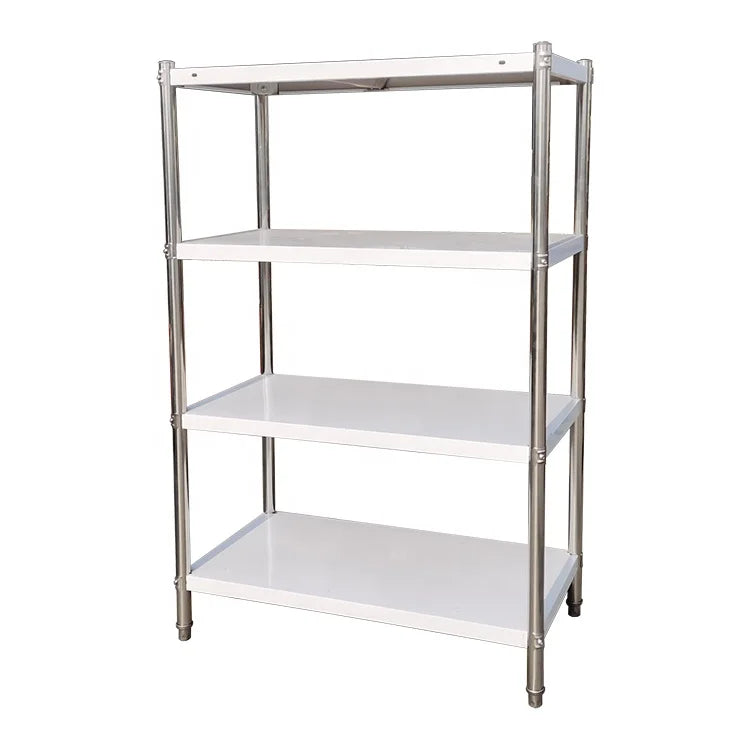 Commercial Catering Equipment Portable Stainless Steel Kitchen Storage Shelf with Five Tiers for Storage Rack