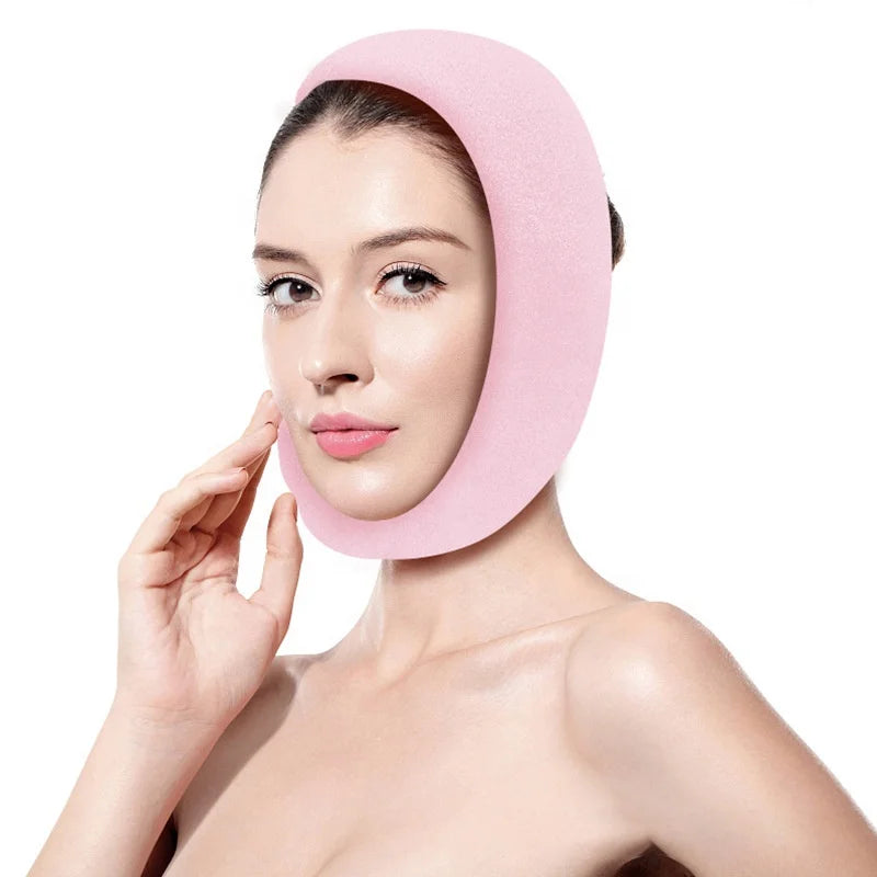 Hot & Cold Stretchable Gel Jaw Chin Oral Dental Face Ice Pack Wisdom Teeth Head Wrap for Exercise & Rehabilitation