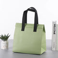 Medium Reusable Grocery Picnic Insulated Bags Wholesale Eco-friendly Waterproof Food Lunch Cooler Solar Panel Logo Printed Green