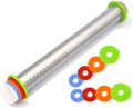 Rolling Pin Thickness Rings Adjustable Dough Roller Rolling Pins for Baking Pasta Pizza Pie Cookies