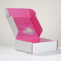 Custom Black Corrugated Board Folders for Cosmetic Use Recyclable Customizable Size & Printing Embossing Eye Cream Packaging