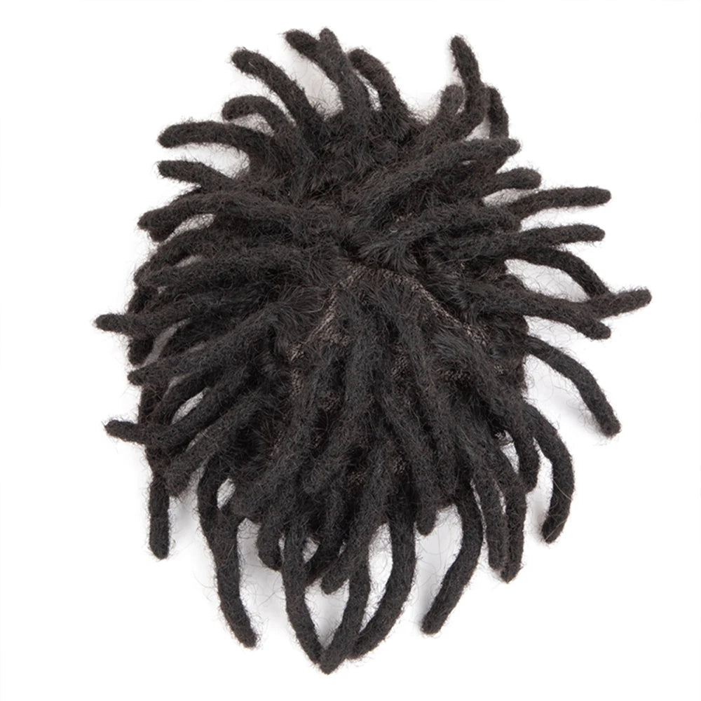 Customization Toupee Kinky Curly 100% Human Hair Wigs for Black Man Afro Human Natural Hairpiece Men's Capillary Prothesis