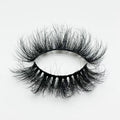 FF2514 Fluffy False Eyelash Long Natural Curly Wispy Wink Winged Faux Mink 25mm Synthetic Fiber with Custom Packaging Box