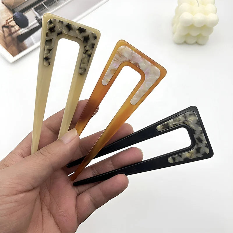 Wholesale 4mm Thick Hair Fork for Hair Curling and Fixation Artifact Hair Stick for Girls