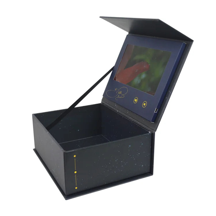 7 Inch Wedding Invitation Video Player Presentation Gift Box Greeting Card Lcd Light