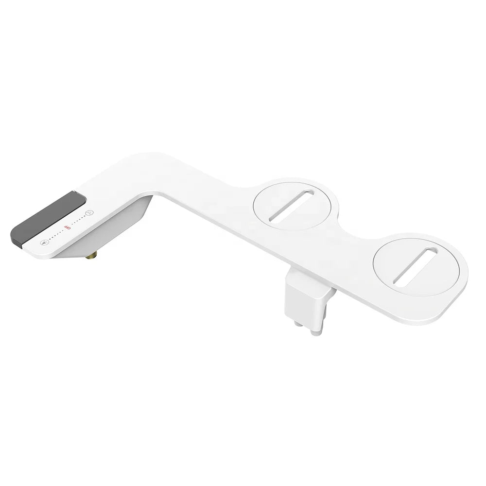 Non-Electric ABS Bidet Toilet Seat Attachment Dual Retractable Nozzles Self-Cleaning Floor Mounted OEM/ODM Ultra-Slim Design
