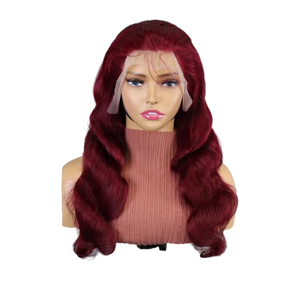 13x4 Body Wave Lace Frontal Wig Pre Plucked High Density Lace Front Wigs Human Hair 100% Brazilian Virgin Hair Wigs for Women