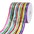 Hot Sale 100 Yards 6mm Width Single Face Satin Ribbon Wedding Birthday Party Decoration Christmas Ribbons for Gift Wrapping
