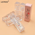 Big Brush Applicator Thick Wand Lip Gloss Oil Tubes 6ML Clear Transparent PETG Lip Tint Container Empty Lipgloss Tube With Logo