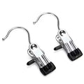 Wholesale Multi-functional Metal Non-slip Hanger  Three-letter Clip Universal Clothespin Home Sock Hooks