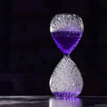 Wholesale Custom LOGO High Borosilicate Glass Water Liquid Hourglass Timer Colorful Sand Timer Decoration