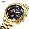 NIBOSI 2538 Luxury Latest Design Men Quartz Wristwatch Elegance Watches Stainless Steel Watch