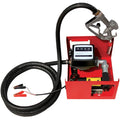 Bomba Electrica De Trasvase De Gasoil Con Contador Y Pistola - Electrobomba 12v 220v Gasoil Bomba Surtidor Cuenta Litros