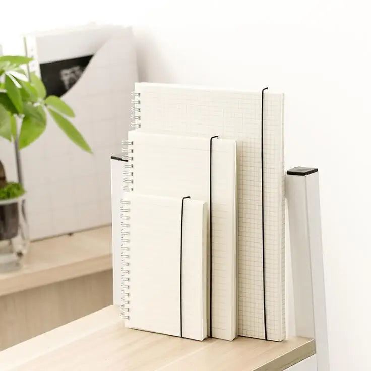 A5 Ruled Journals 80 Sheets Per Book Elastic Cheap Spiral Notebook