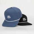 BSCI OEM Custom 5-Panel Oxford Fabric Rubber PVC Logo Rope Baseball Cap Waterproof Breathable Adjustable Sports Dad Hat