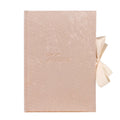 Custom Wedding Vows Book Journals Keepsake Embossed Hardcover Wedding Vow Books With Ribbon