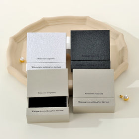 Custom Logo Printed Jewellery Gift Necklace Bracelet Studs Sliding Box Drawer Paper Material Jewelry Packaging Boxes