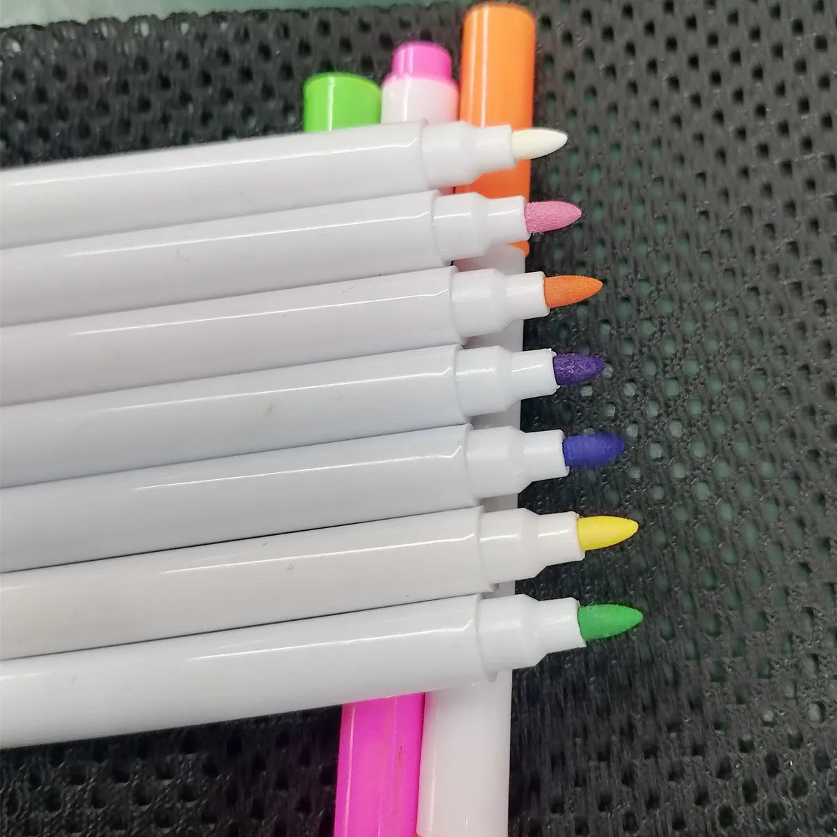 Custom Logo 7 Colors Erasable Whiteboard Marker Pen Dry White Brush Pens DIY Blank Acrylic Message Board for Office School Room